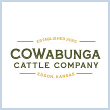 COWabunga Cattle Company.  100% grass fed beef.